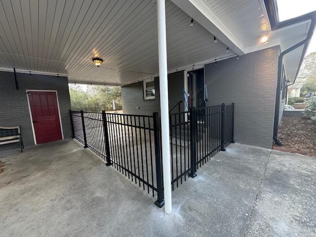 board on board and aluminum fence installed by top rail fence