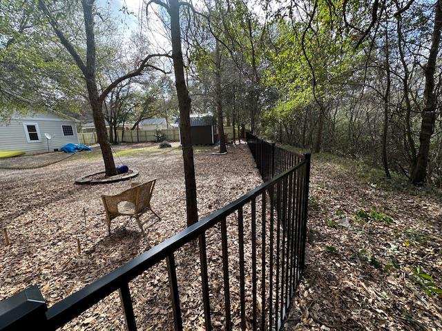 board on board and aluminum fence installed by top rail fence