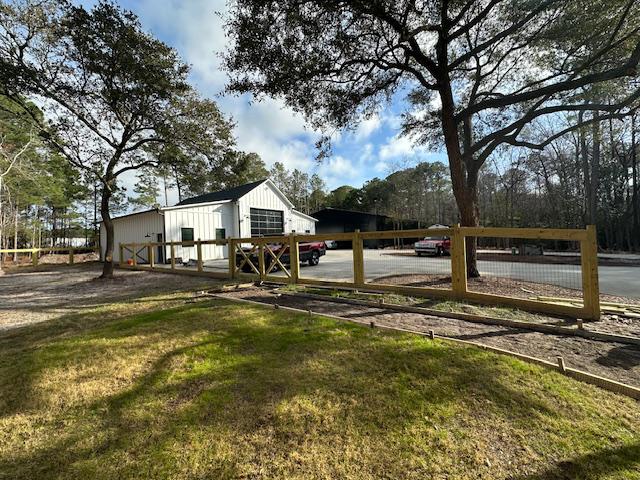 welded wire wood fence installed by top rail fence