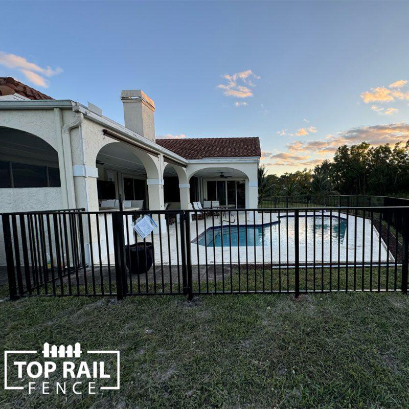 Aluminum Fence Installation