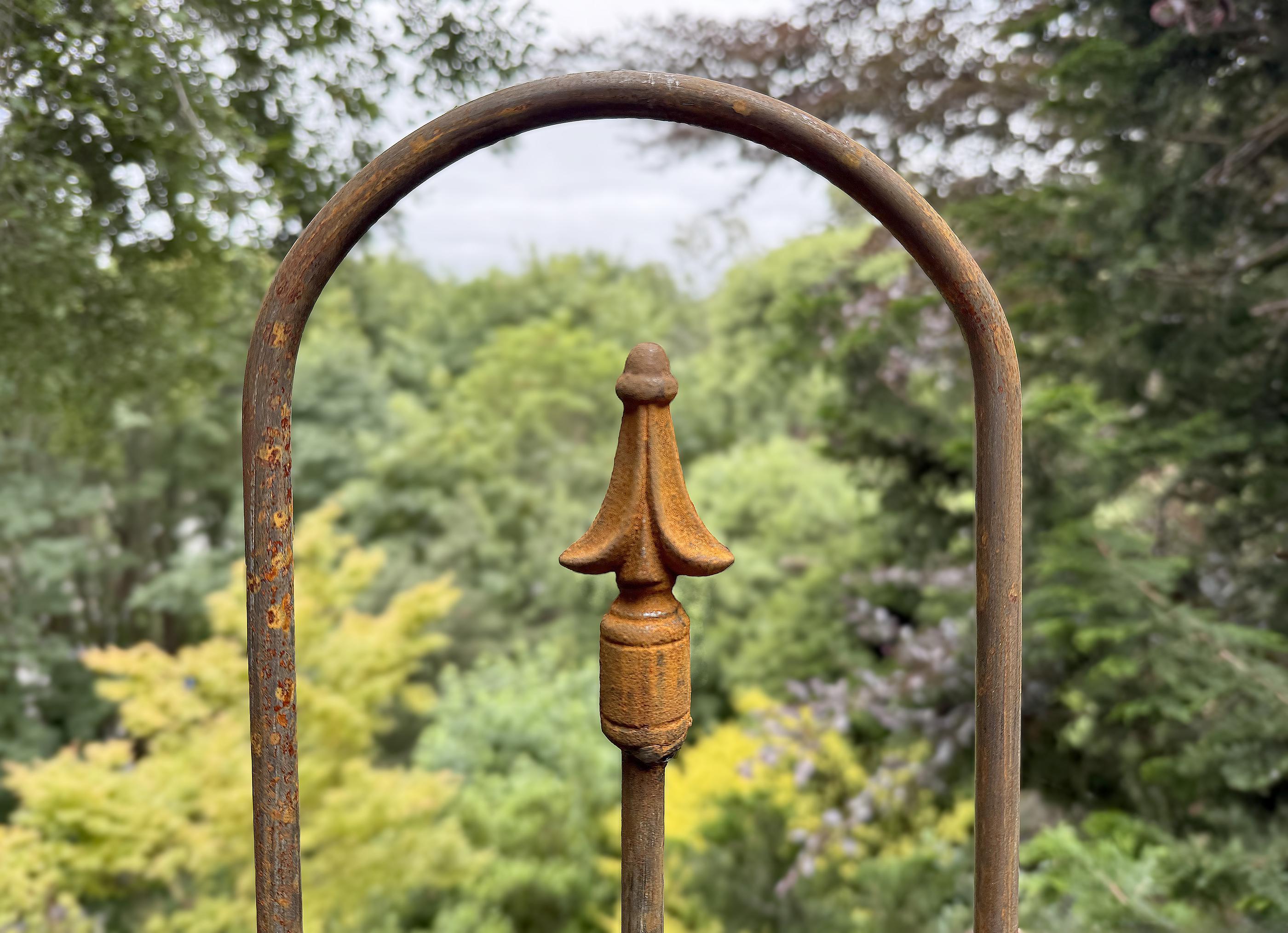 spear top ornamental metal fence installed by top rail fence