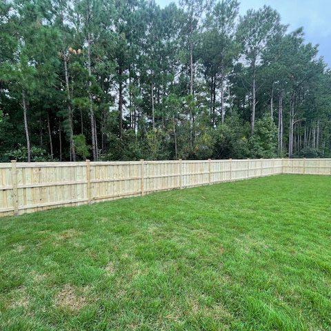 Wood Privacy Fence Installation