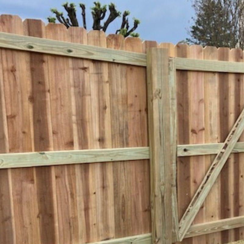 Cedar Privacy Fence Replacement
