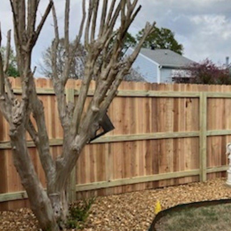 Cedar Privacy Fence Replacement