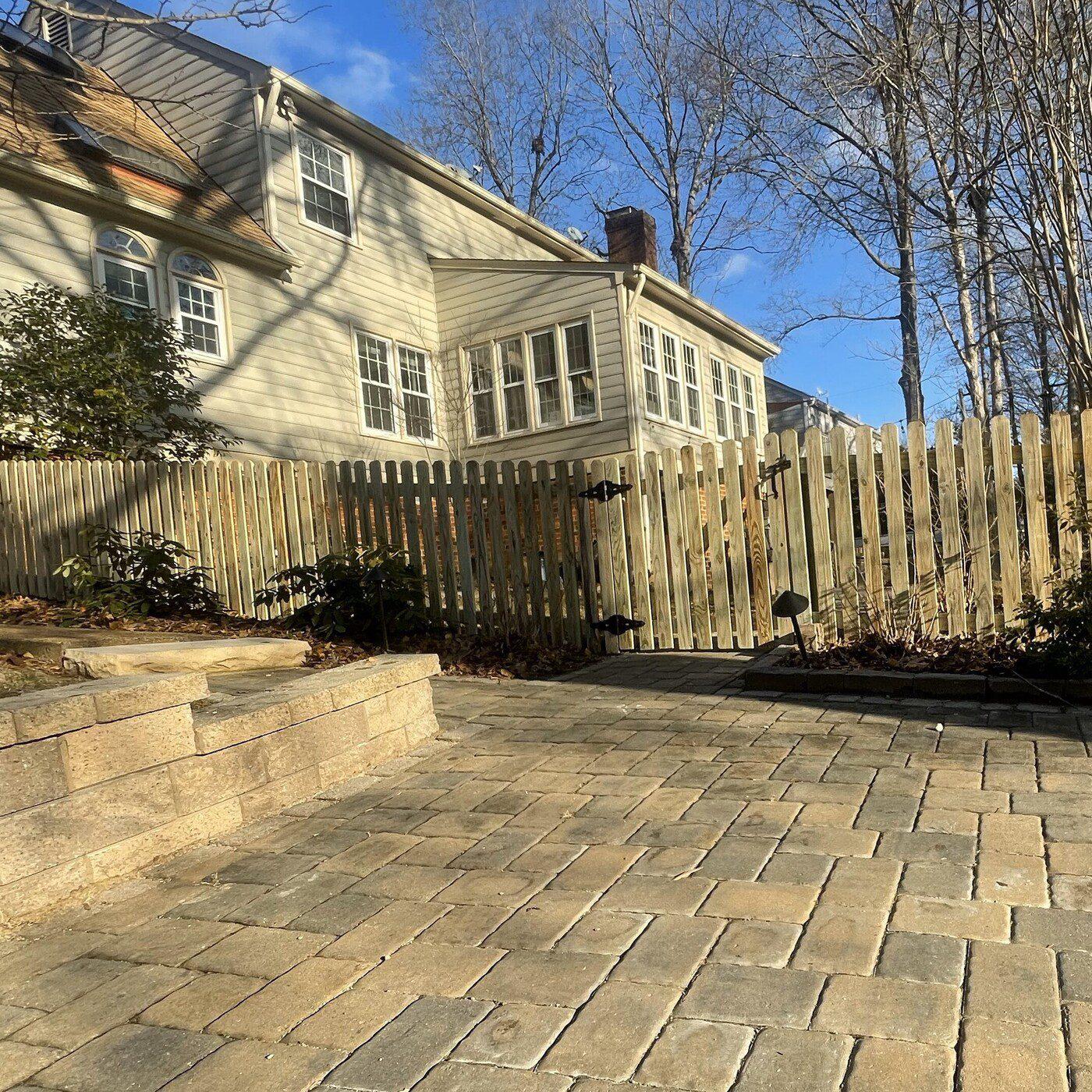 4ft High Dog-ear Picket Fence