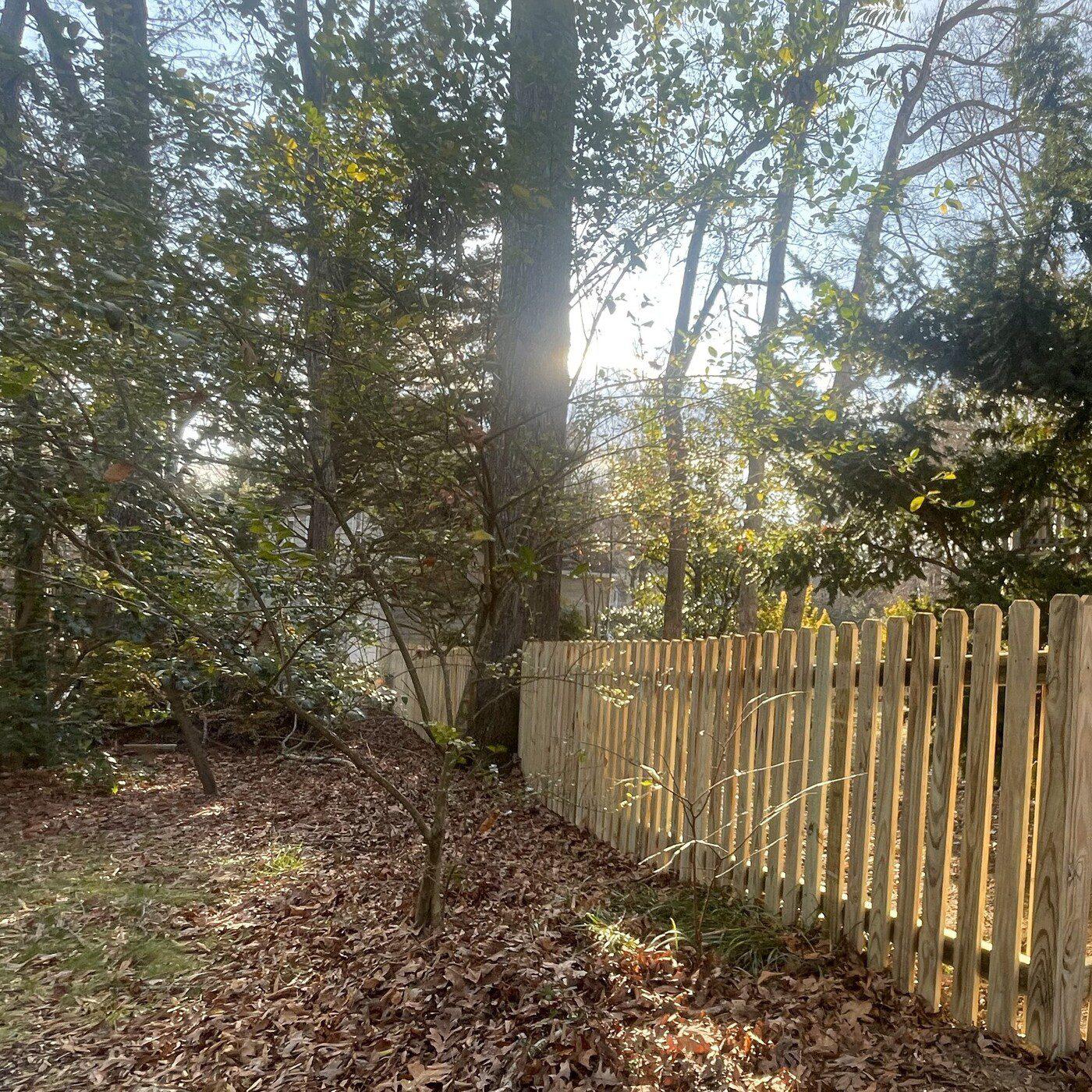 4ft High Dog-ear Picket Fence