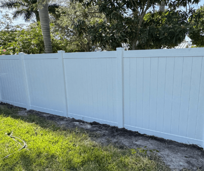 Vinyl Pool Fence Install