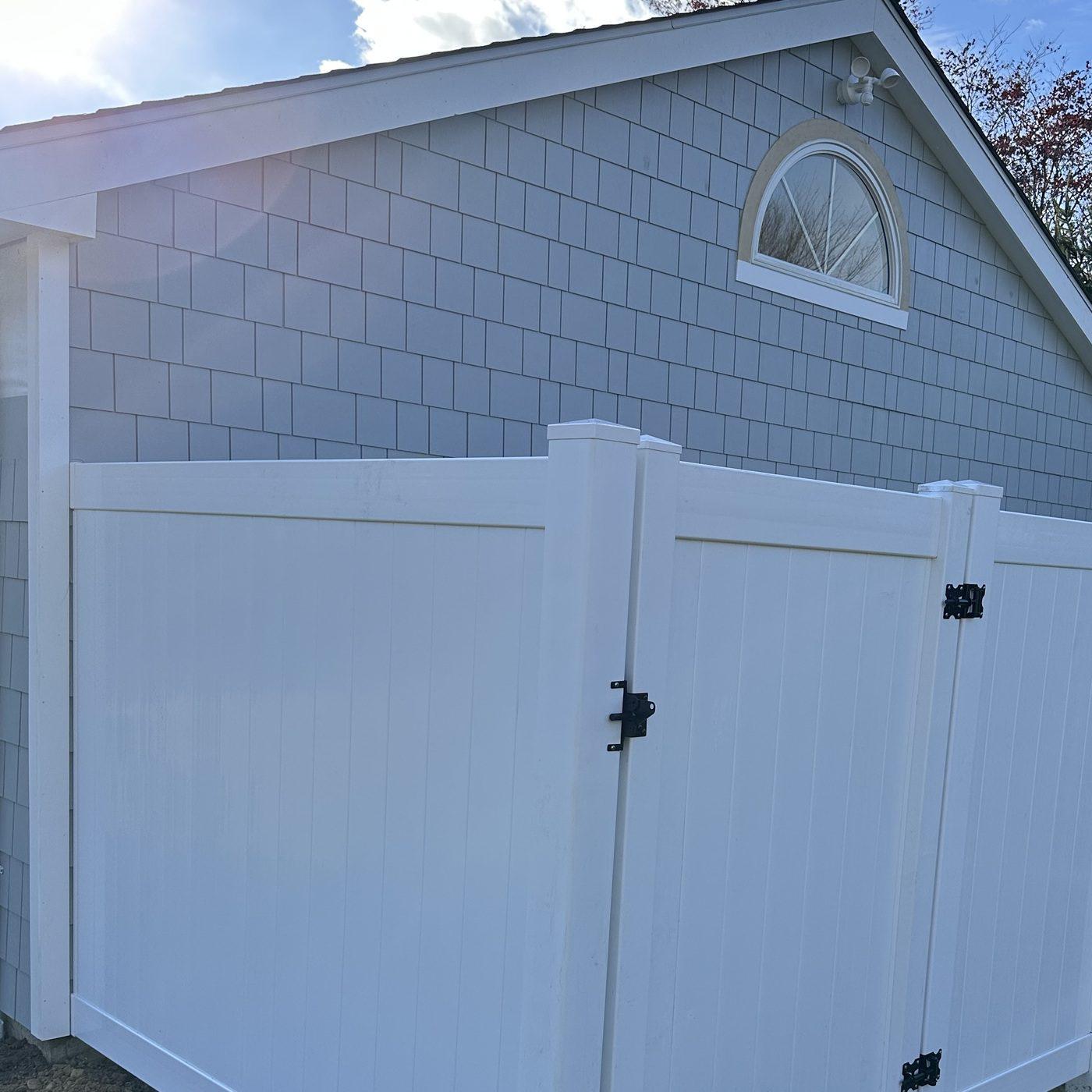 Aluminum and Vinyl Pool Fence Install