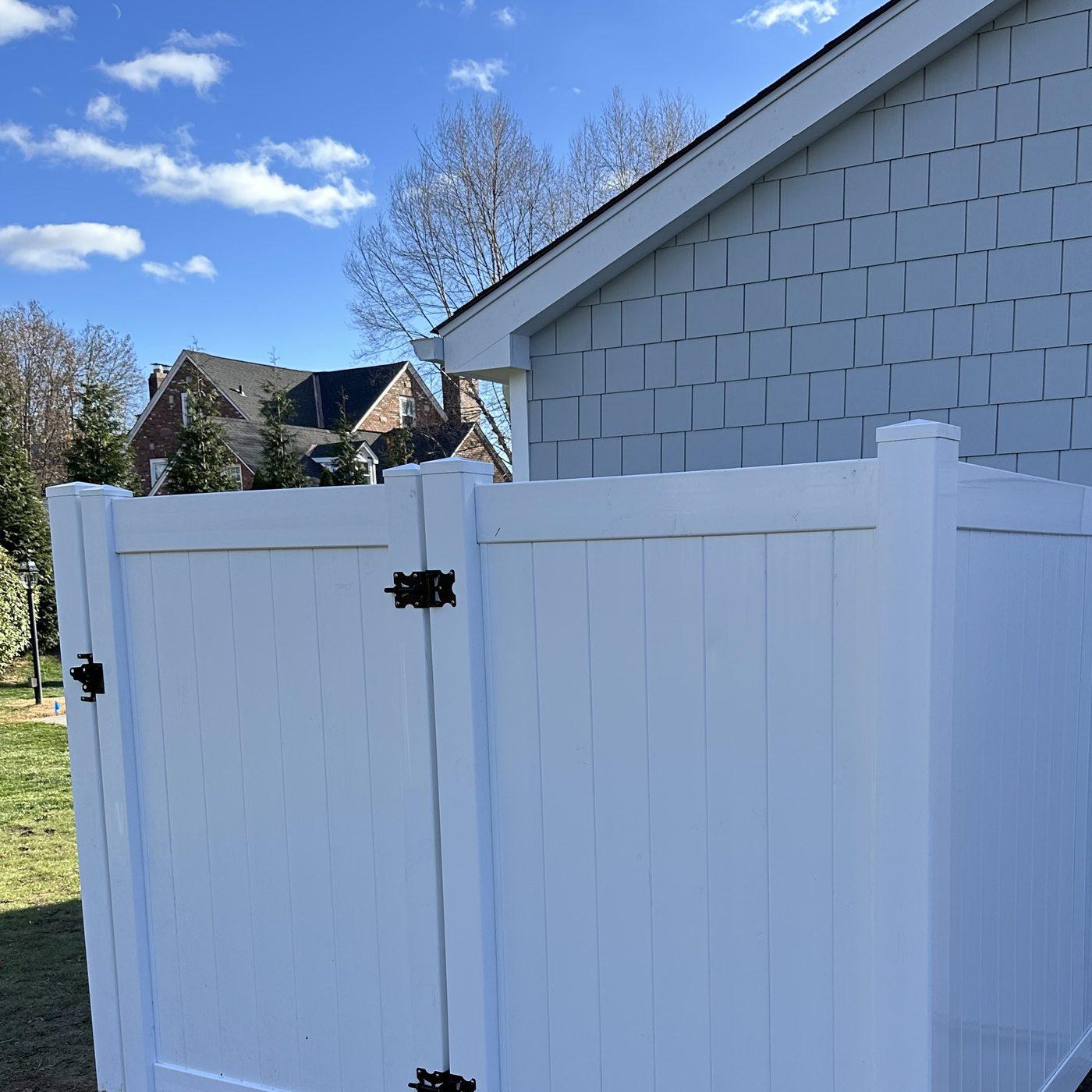 Aluminum and Vinyl Pool Fence Install