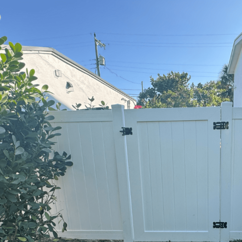 Mixed Material Fence