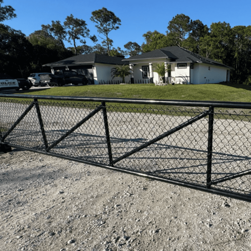 Cantilever Chain Link Gates