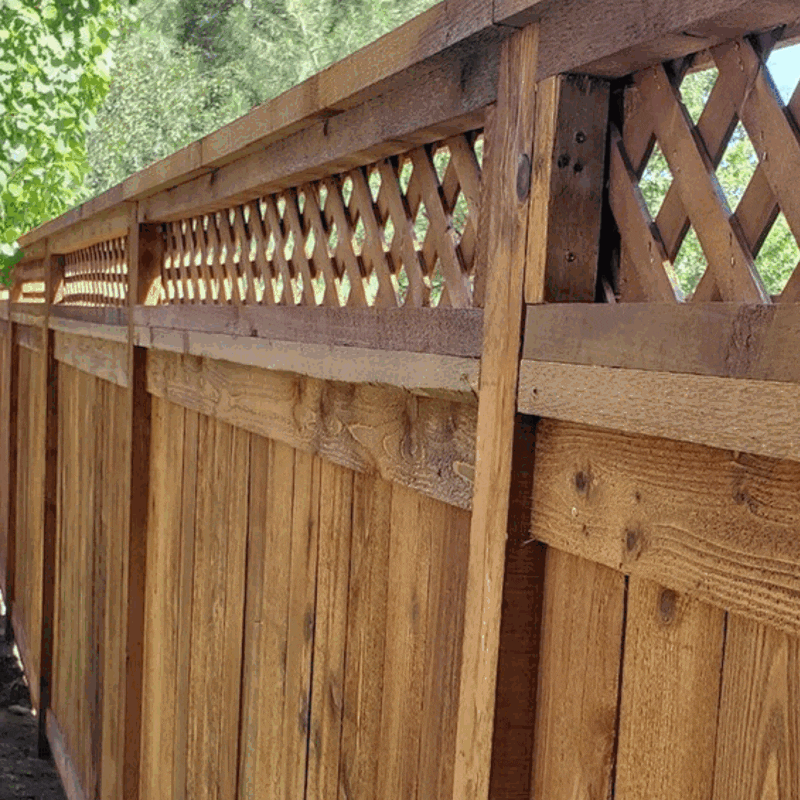Decorative Cap and Trim Fence