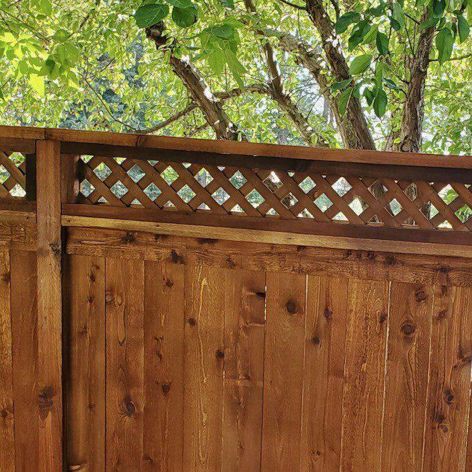 Decorative Cap and Trim Fence