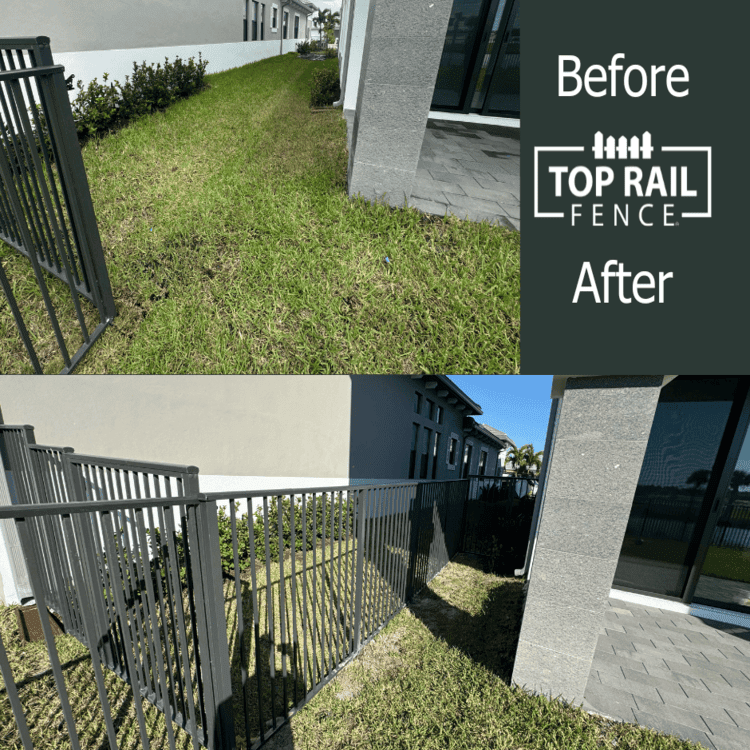 Aluminum Fence Installation