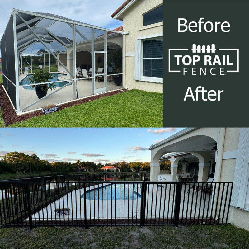 Aluminum Fence Installation