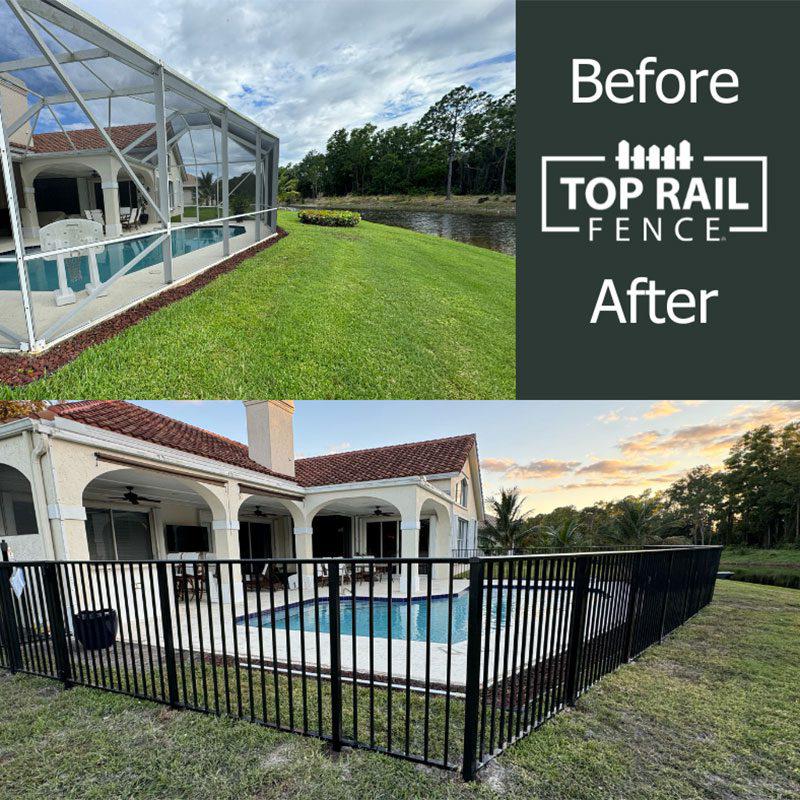 Aluminum Fence Installation