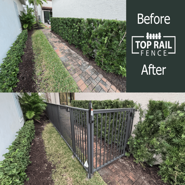 Aluminum Fence Installation
