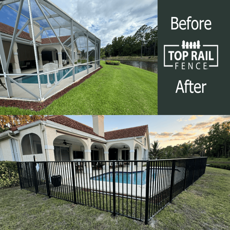 Aluminum Fence Installation