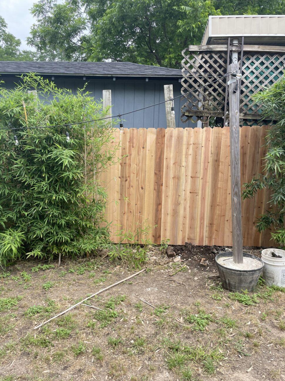 141 LF Cedar Privacy Fence with Natural Appeal