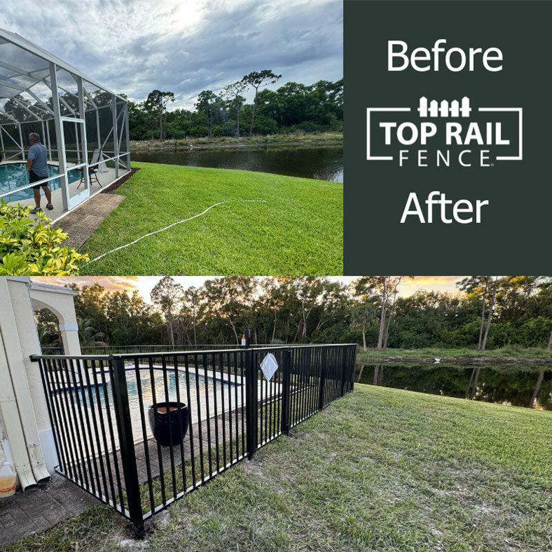 Aluminum Fence Installation