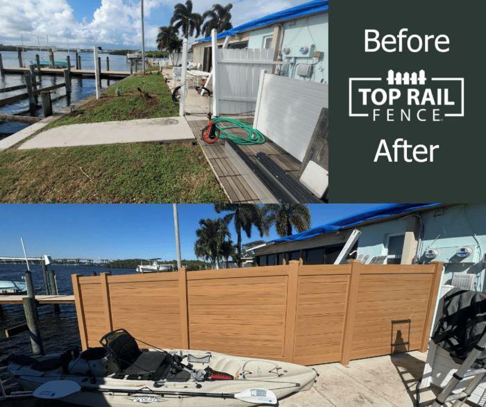 Vinyl Privacy Fence Replacement & Installation