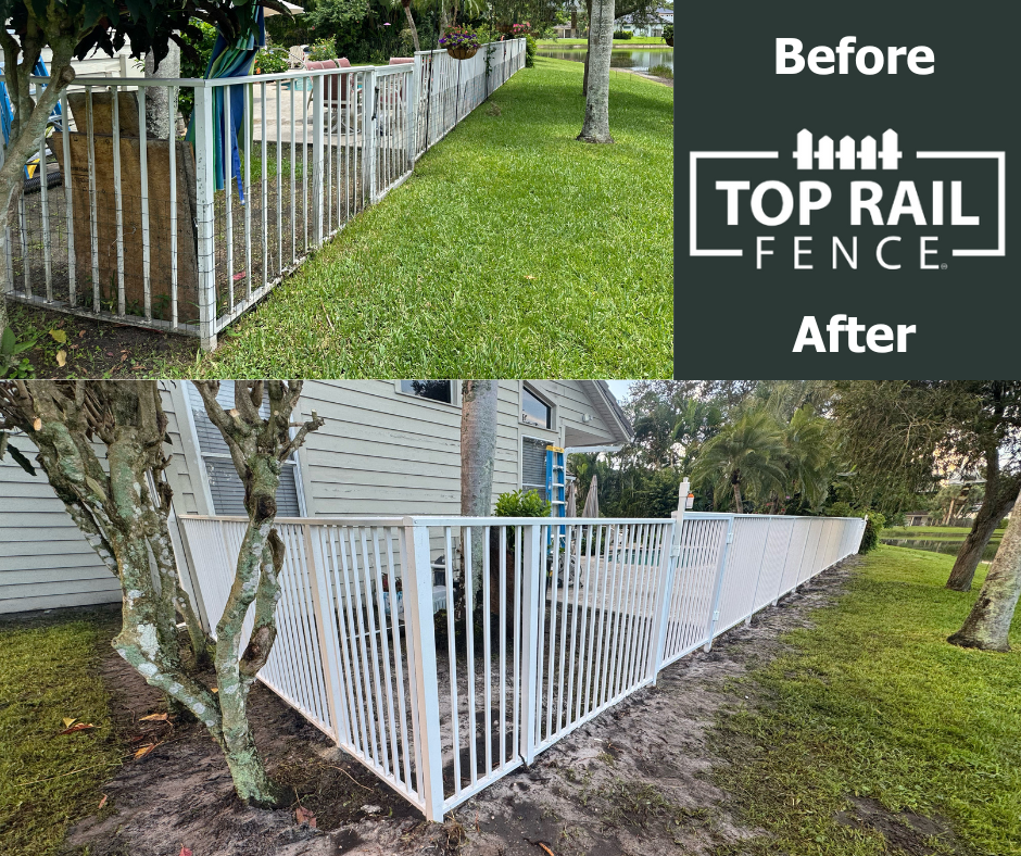 Pool Code Compliant Aluminum Fence Installation