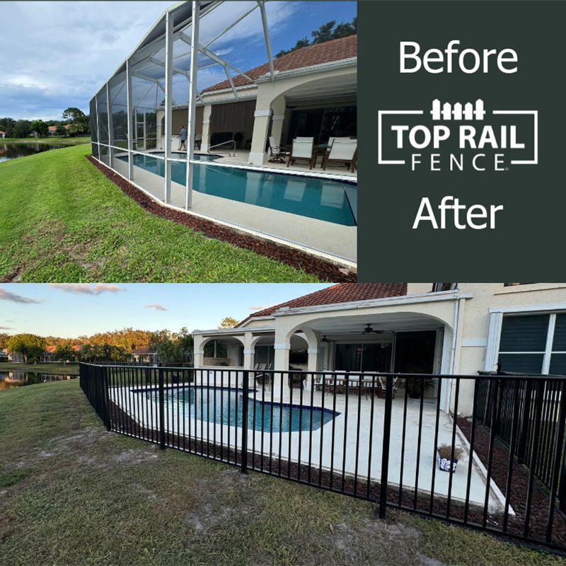 Aluminum Fence Installation