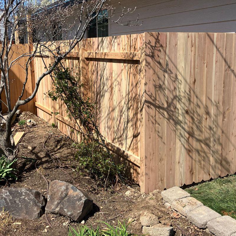 Cedar Privacy Fence Install
