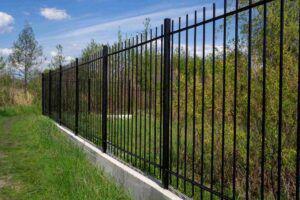 Aluminum picket fence