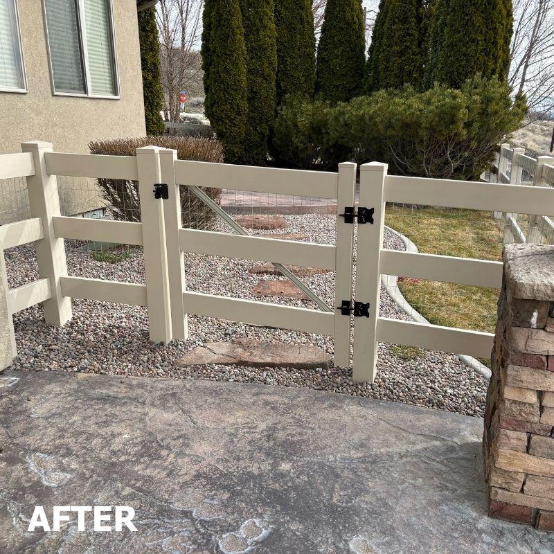 Vinyl & Welded Wire Fence Installation