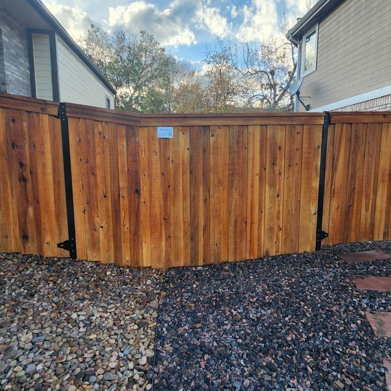 Cedar Fence Installation