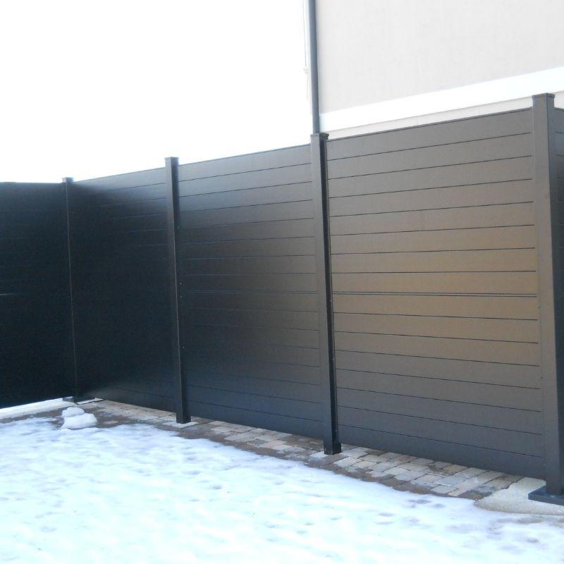 Custom Aluminum Privacy Fence for Waterfront Pool