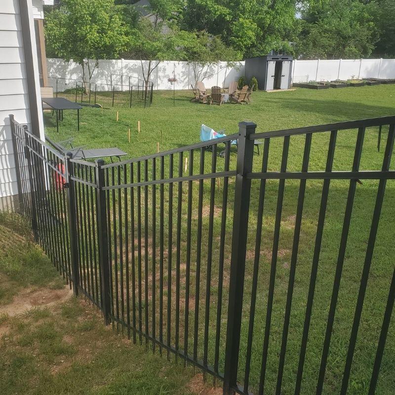 Ornamental Fence Installation by Top Rail Fence