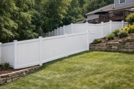 Where Columbia privacy fencing works best when neighboring properties sit at different elevations