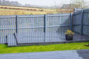 composite fence and deck