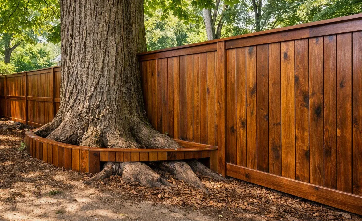 atlanta-fence-wood-mature-tree-roots