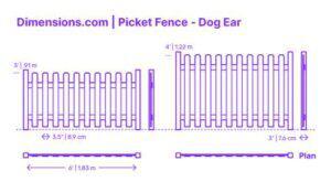 Dog Ear Picket Fence
