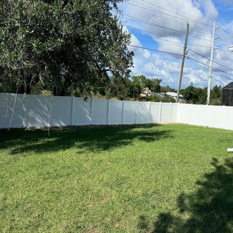 Vinyl Privacy Fence Installation