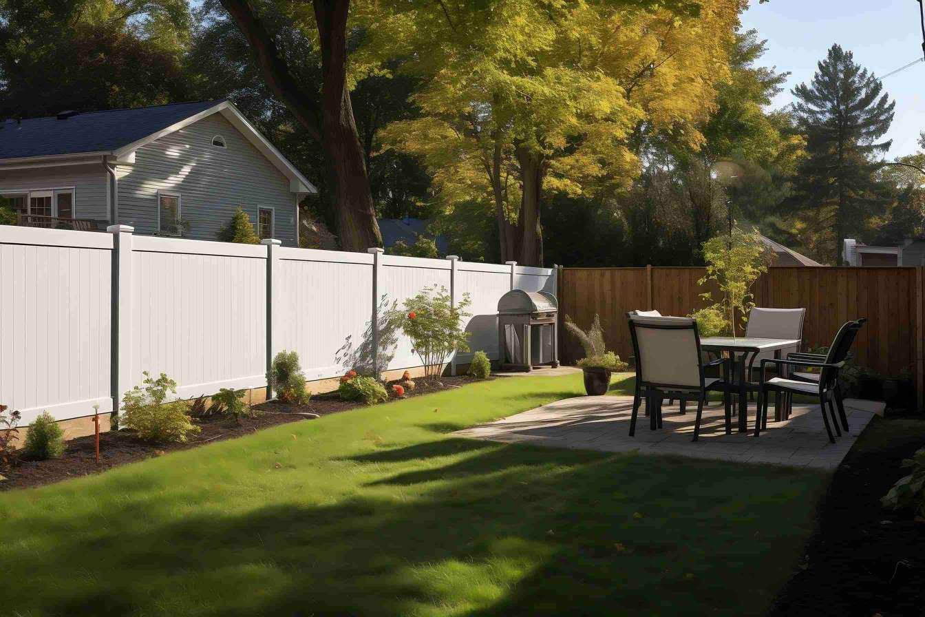 Fences to divide yard from neighbor