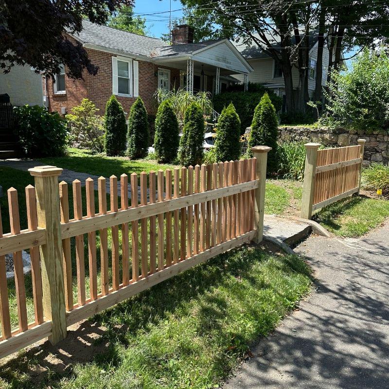 Cedar Picket and Privacy Fence Installation