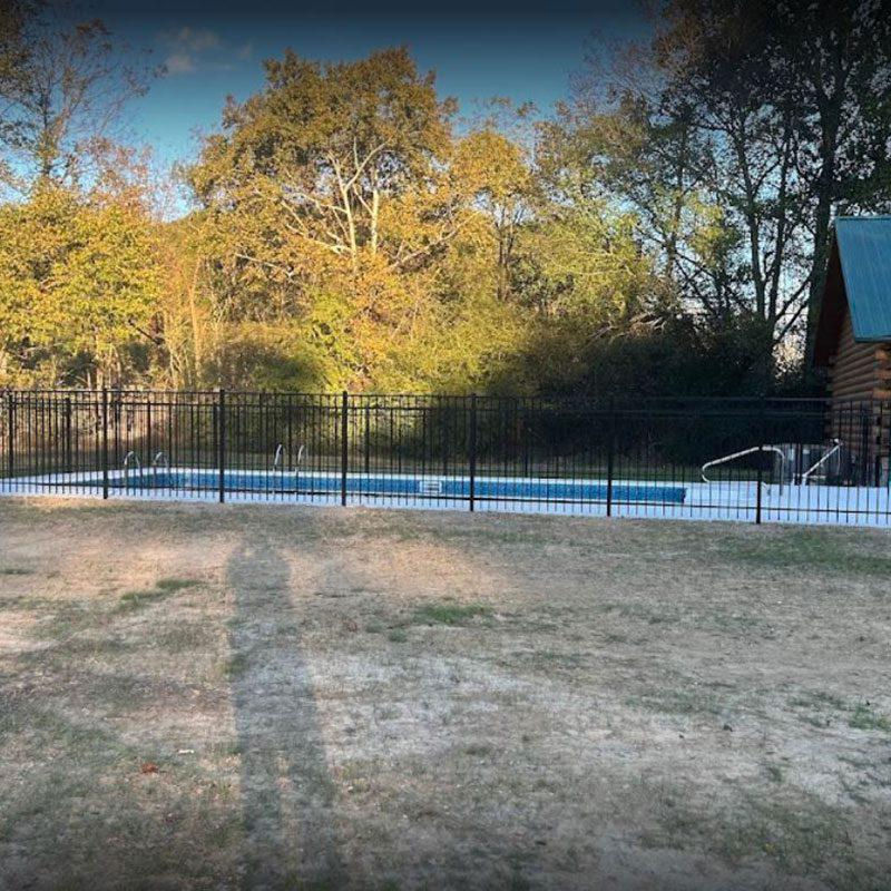 Metal Pool Fence Installation