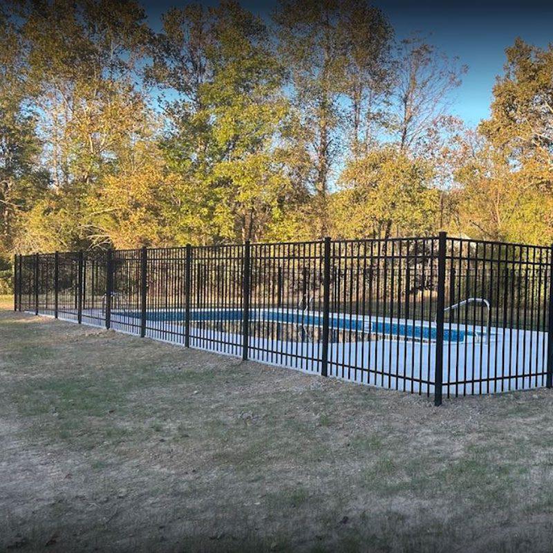 Metal Pool Fence Installation
