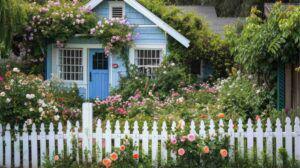 gothic style picket fence