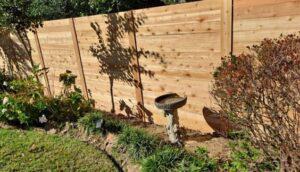 Cedar Horizontal Board Fence