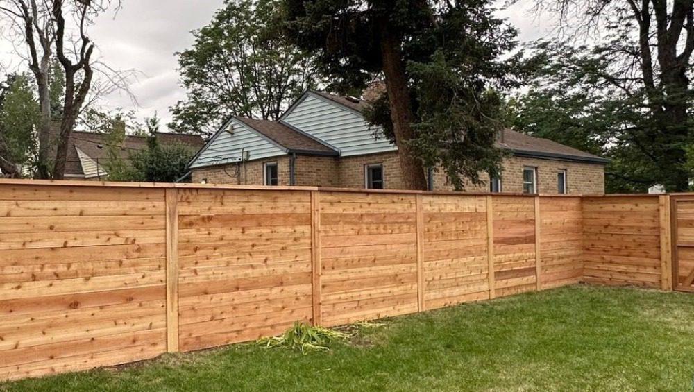 wood fence installed in richmond