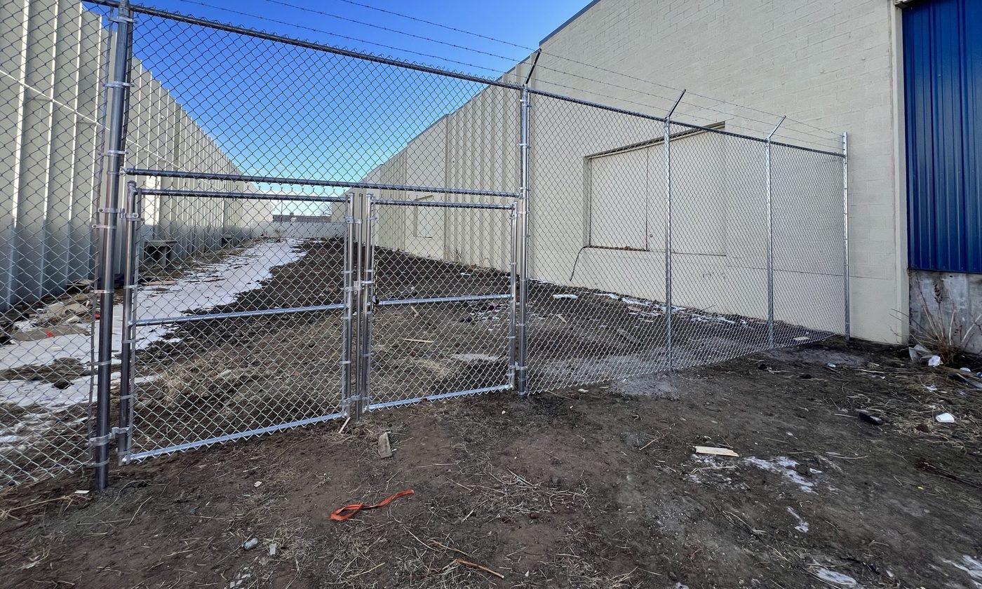 Chain Link Security Fence Installation