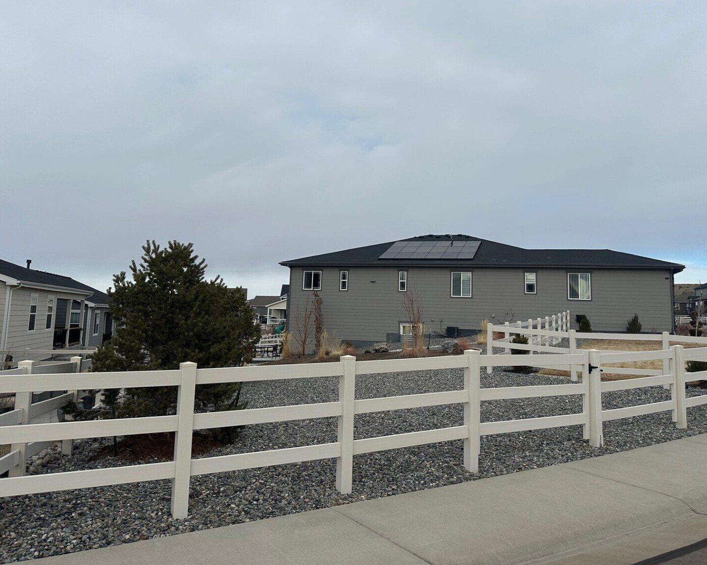 HOA Required Vinyl Fence