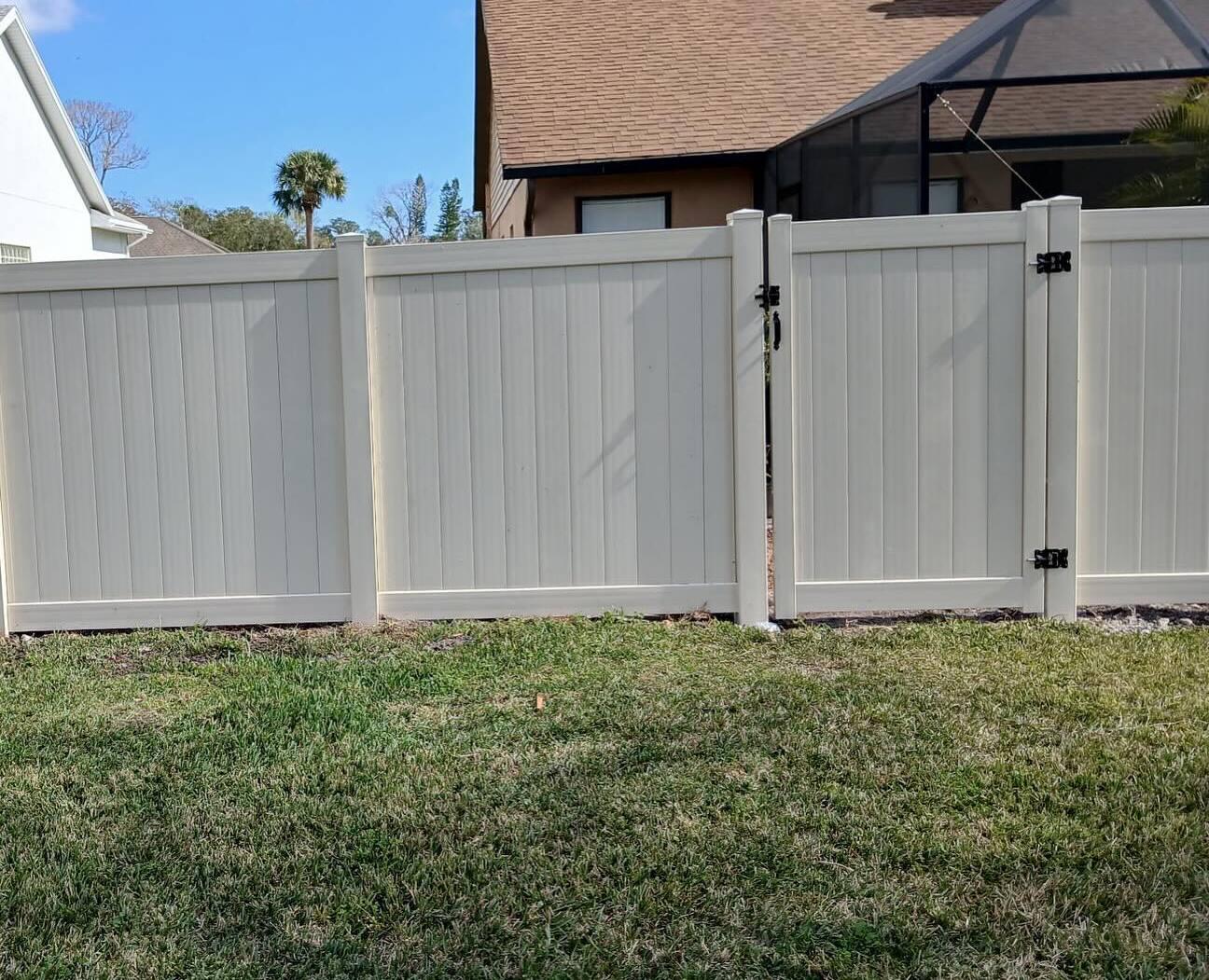 Vinyl Privacy Fence Installation