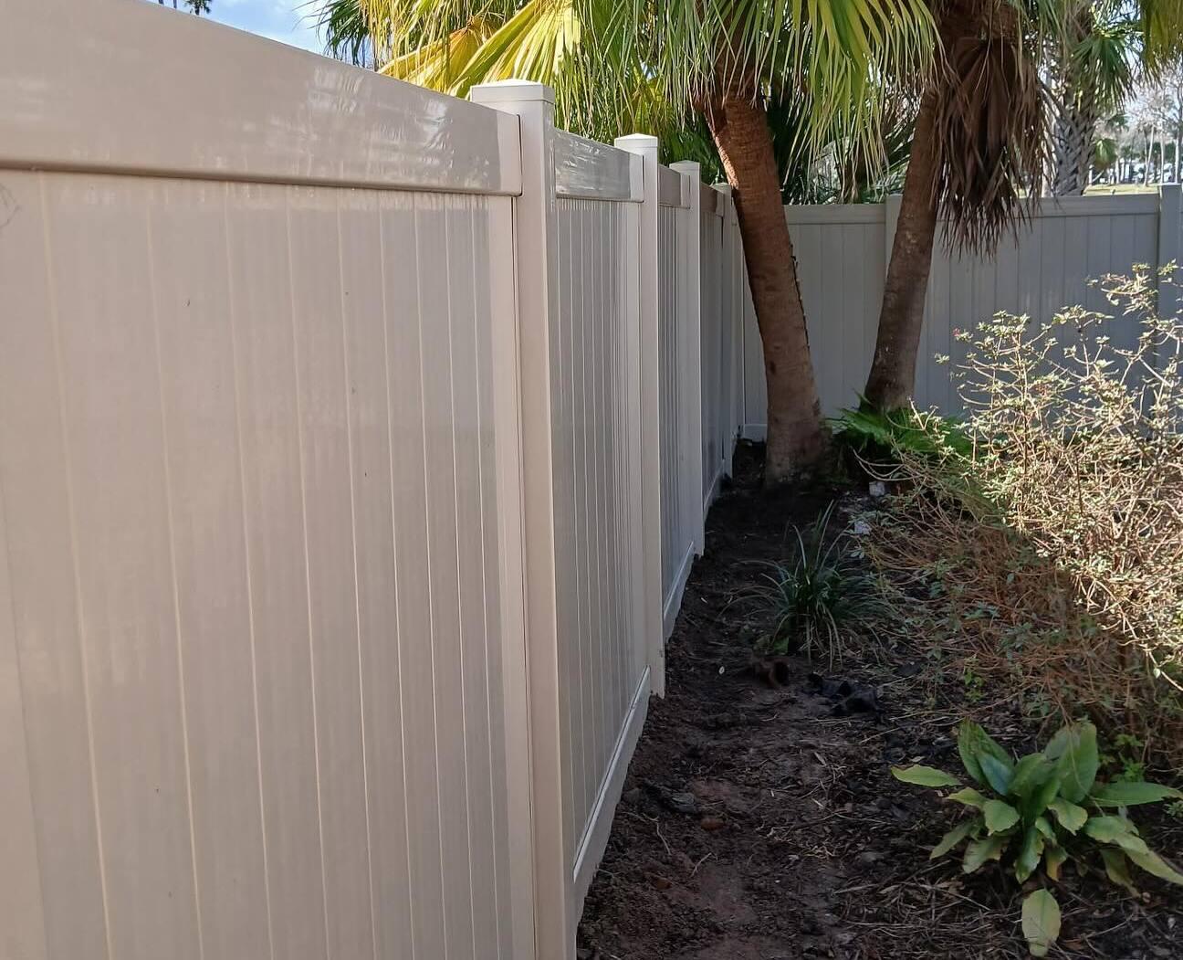 Vinyl Privacy Fence Installation