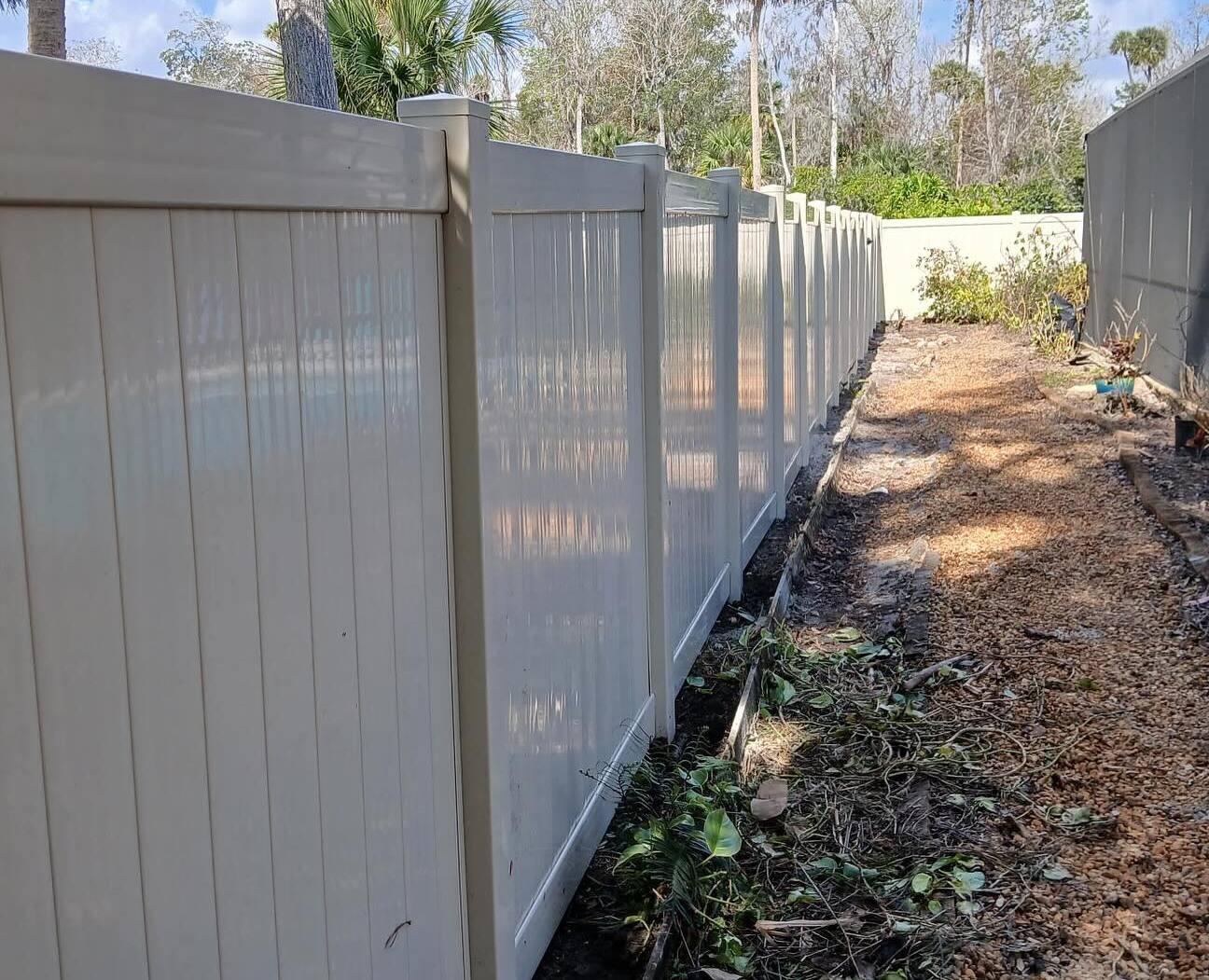 Vinyl Privacy Fence Installation
